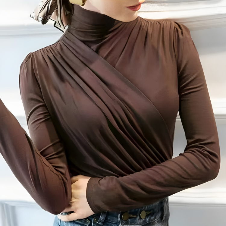 Dames Turtleneck Elegante Katoen 4