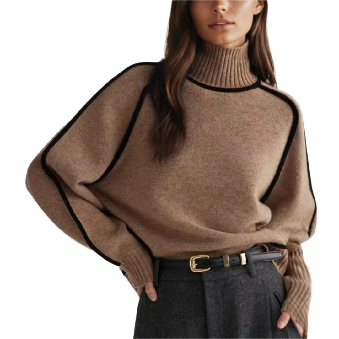 Dames Turtleneck Trui van Zacht Kasjmier 0