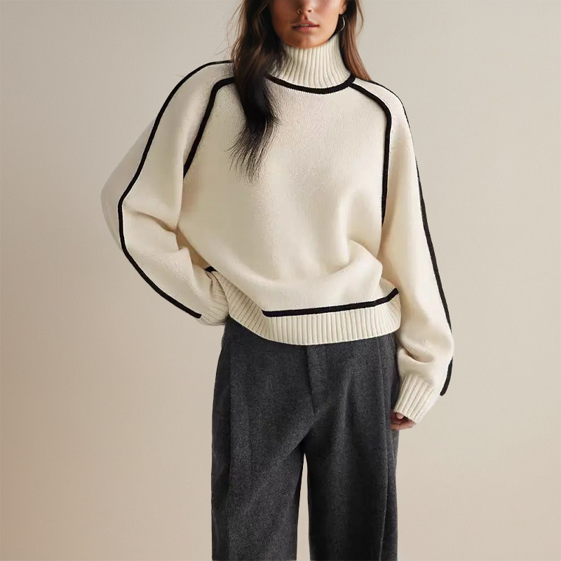 Dames Turtleneck Trui van Zacht Kasjmier 1