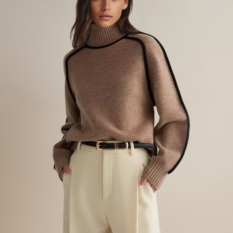 Dames Turtleneck Trui van Zacht Kasjmier 2