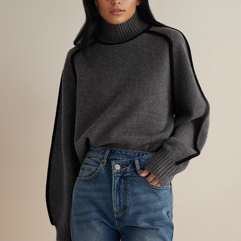 Dames Turtleneck Trui van Zacht Kasjmier 5