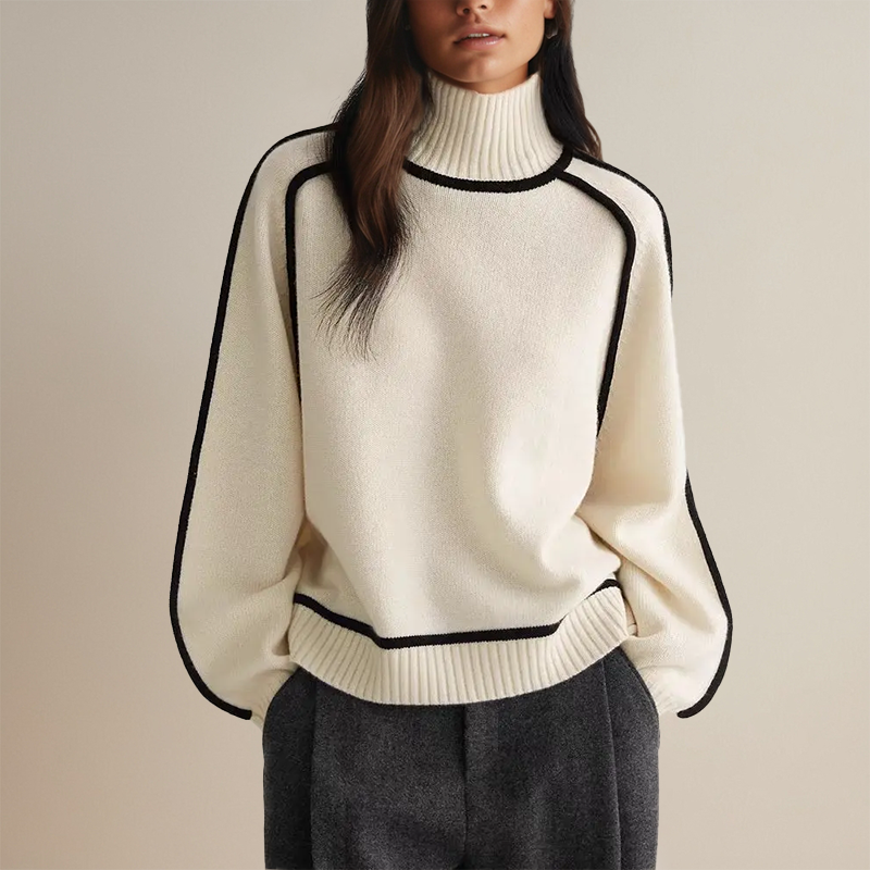 Dames Turtleneck Trui van Zacht Kasjmier 6