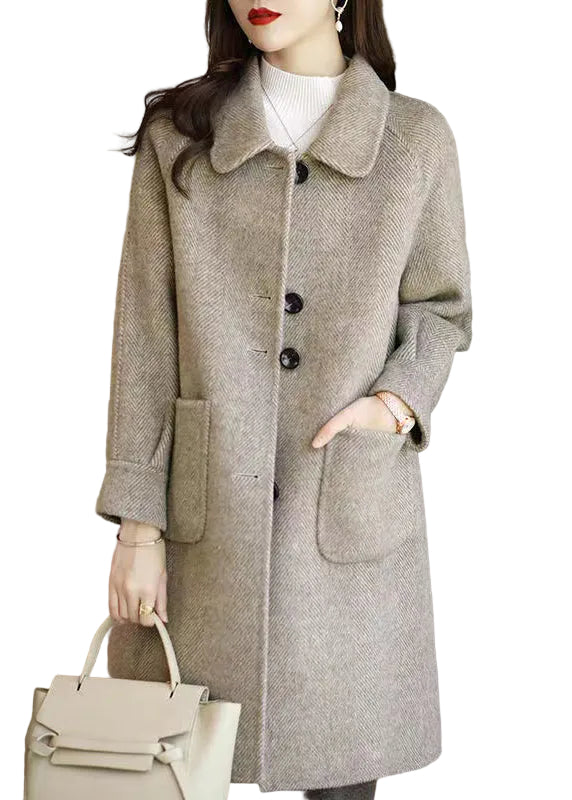 Dames Tussenjas Met Knoopzakken En Patchworkdesign 0