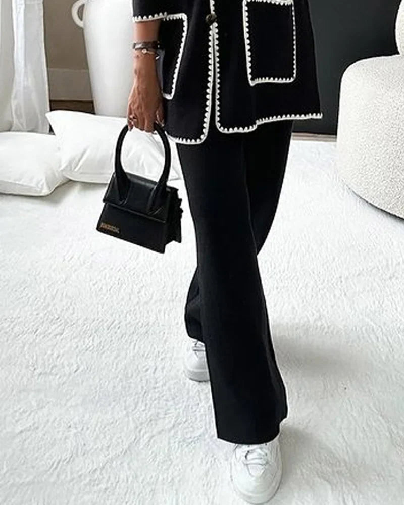 Dames Twee-delen Set Stijlvol Modern 3