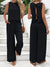 Dames Twee-delige Set Linnen Mouwloze Top en Broek Casual Zomeroutfit 2