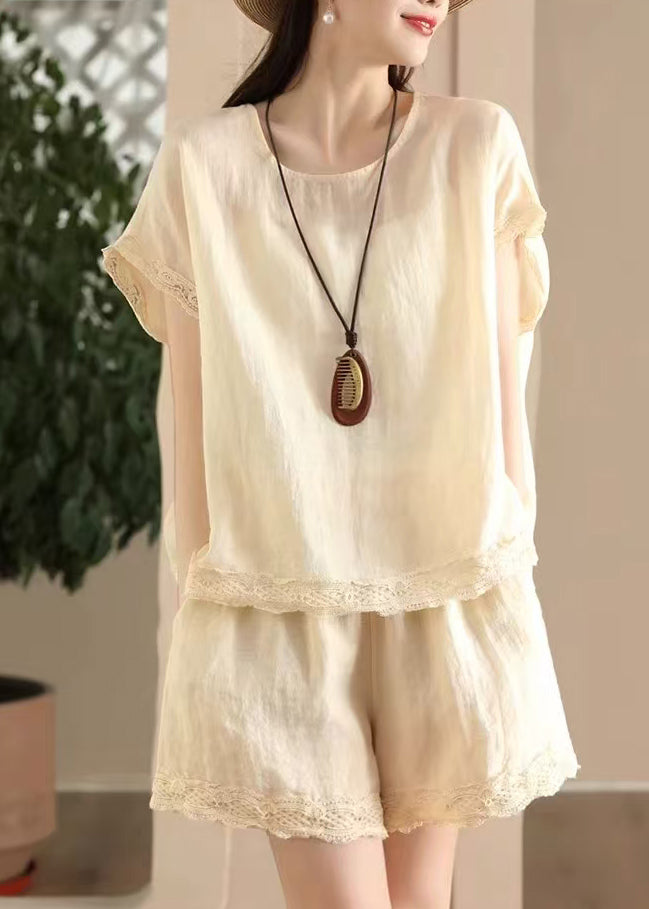 Dames Tweedelig Setje Casual O-hals Patchwork 2