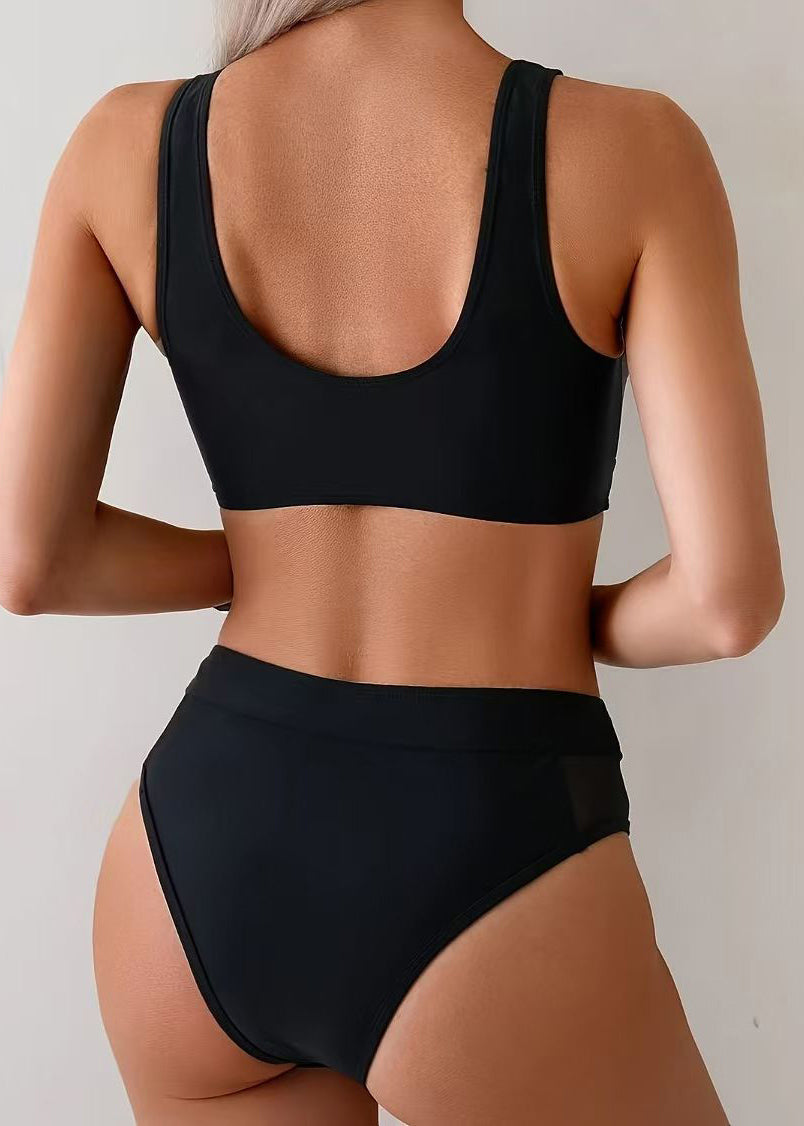 Dames Tweedelige Badmode Set Zwart 1