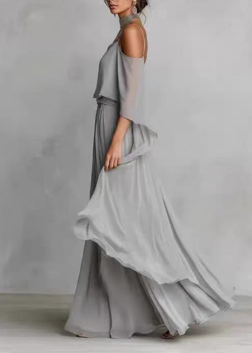Dames Tweedelige Set Asymmetrisch Gedrapeerd voor Zomerse Gelegenheden 4
