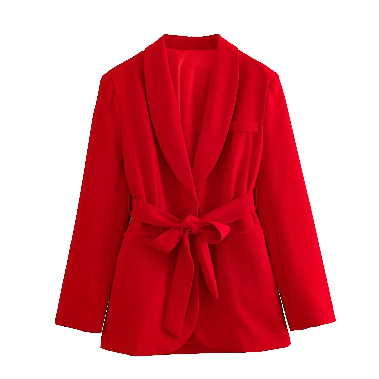 Dames Tweedelige Set Blazer en Broek Met Tijdloze Stijl 0