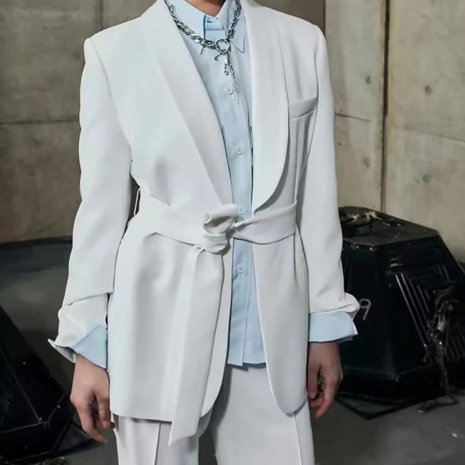 Dames Tweedelige Set Blazer en Broek Met Tijdloze Stijl 8