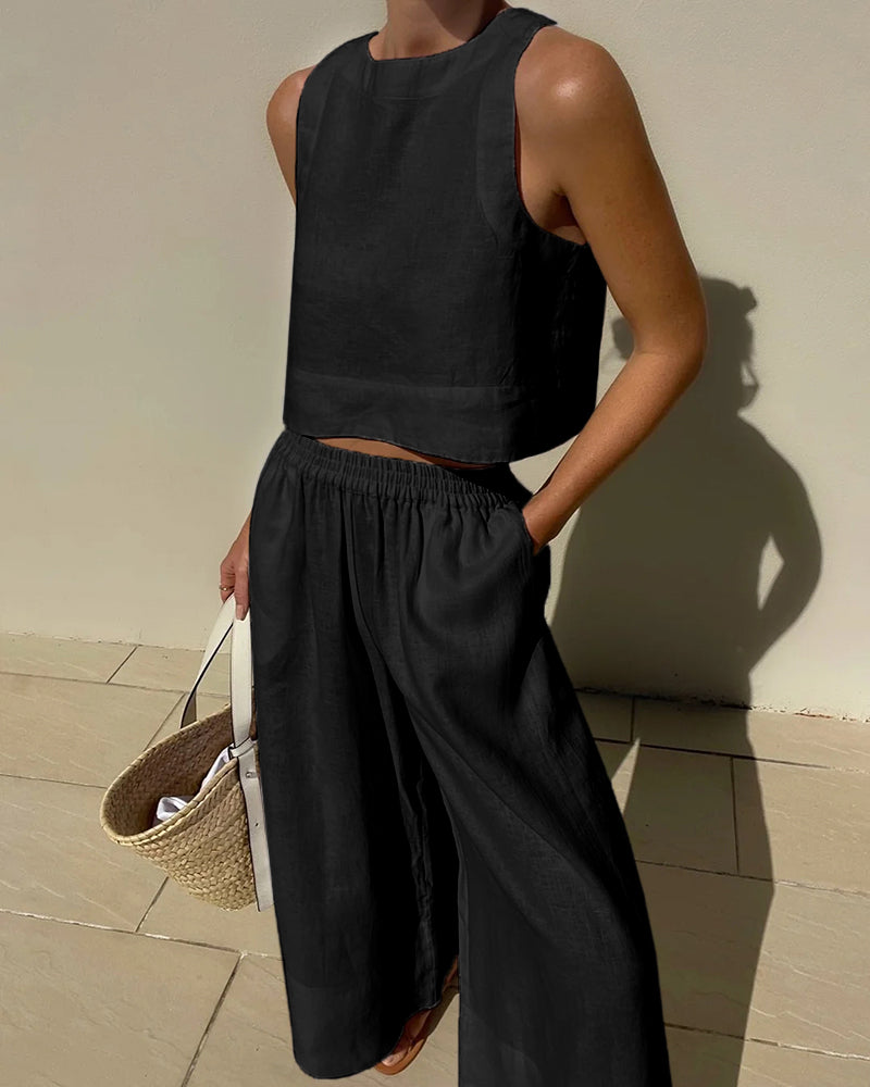 Dames Tweedelige Set Casual Comfy Stijl 2