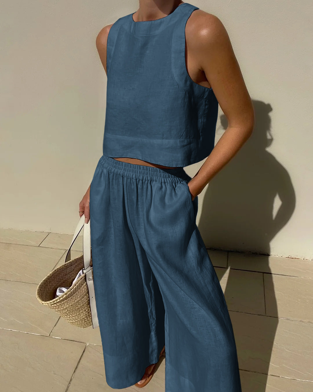 Dames Tweedelige Set Casual Comfy Stijl 4