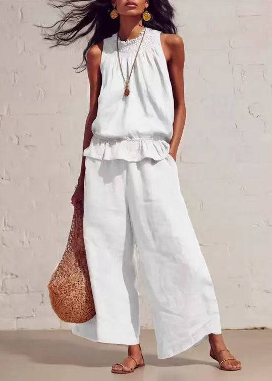 Dames Tweedelige Set Koude Schouder Zomerstijl 2