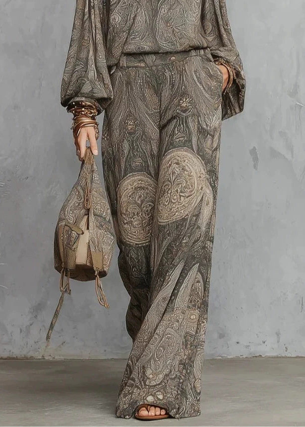 Dames Tweedelige Set Losse Pasvorm Lange Mouwen Comfy 4