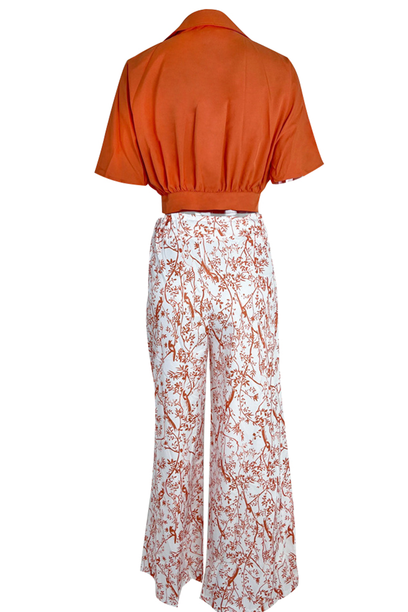 Dames Tweedelige Set Met Crop-Top En Losse Broek 5