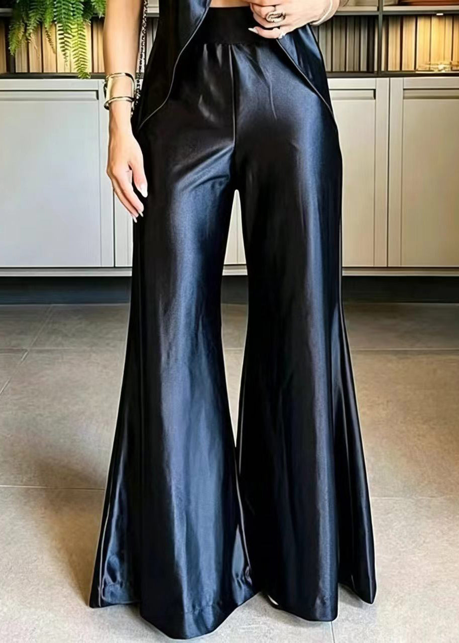 Dames Tweedelige Set Mouwloos Asymmetrisch Met Opstaande Kraag 4