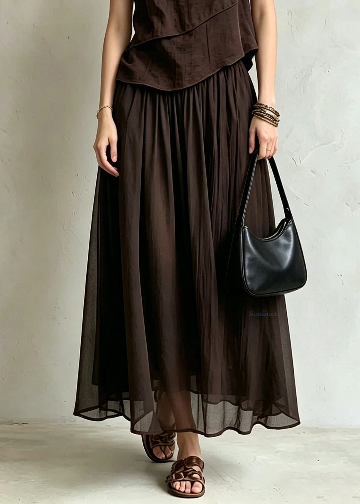 Dames Tweedelige Set Topje en Maxirok Casual Zomerstijl 3