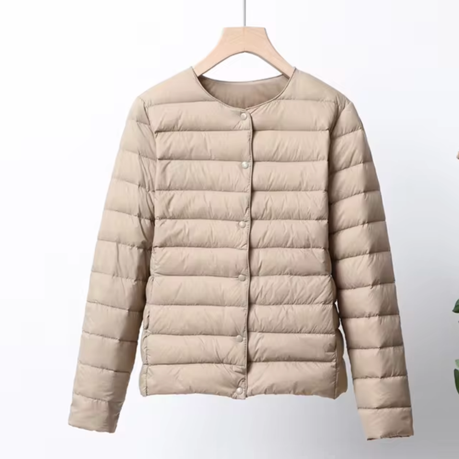 Dames Ultradunne Daunenjacke Korte Stijl 4