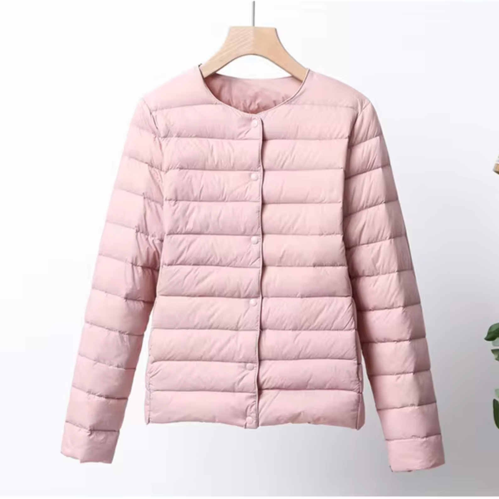 Dames Ultradunne Daunenjacke Korte Stijl 5