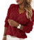 Dames V-hals Trui Warm Acrylmix 5