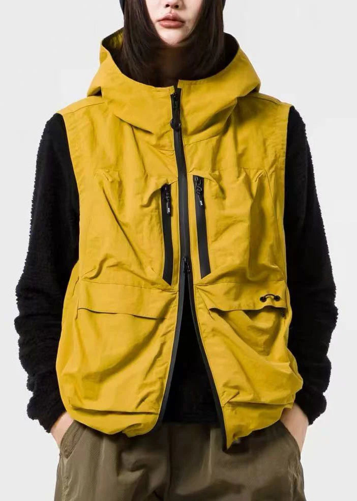 Dames Vest Boho Stijl Met Capuchon En Ritssluiting 0