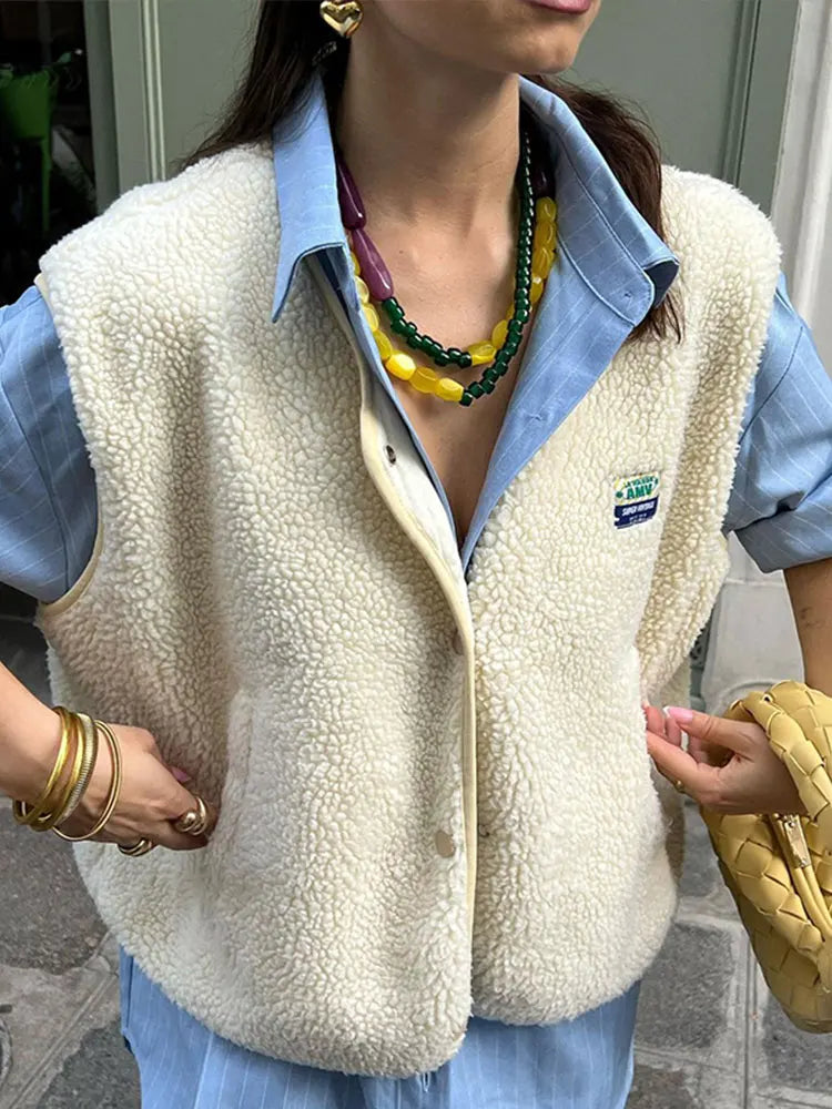 Dames Vest Casual Stijl 1