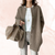 Dames Vest Katoenmix Lange Mouwen Relaxed Fit 1