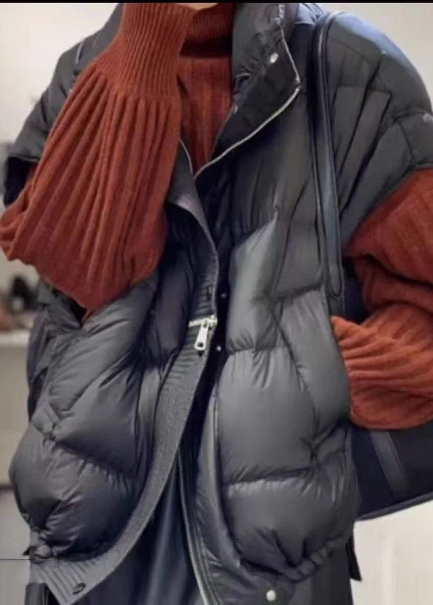 Dames Vest Met Ritssluiting En Trekkoord Comfortabel Model 1