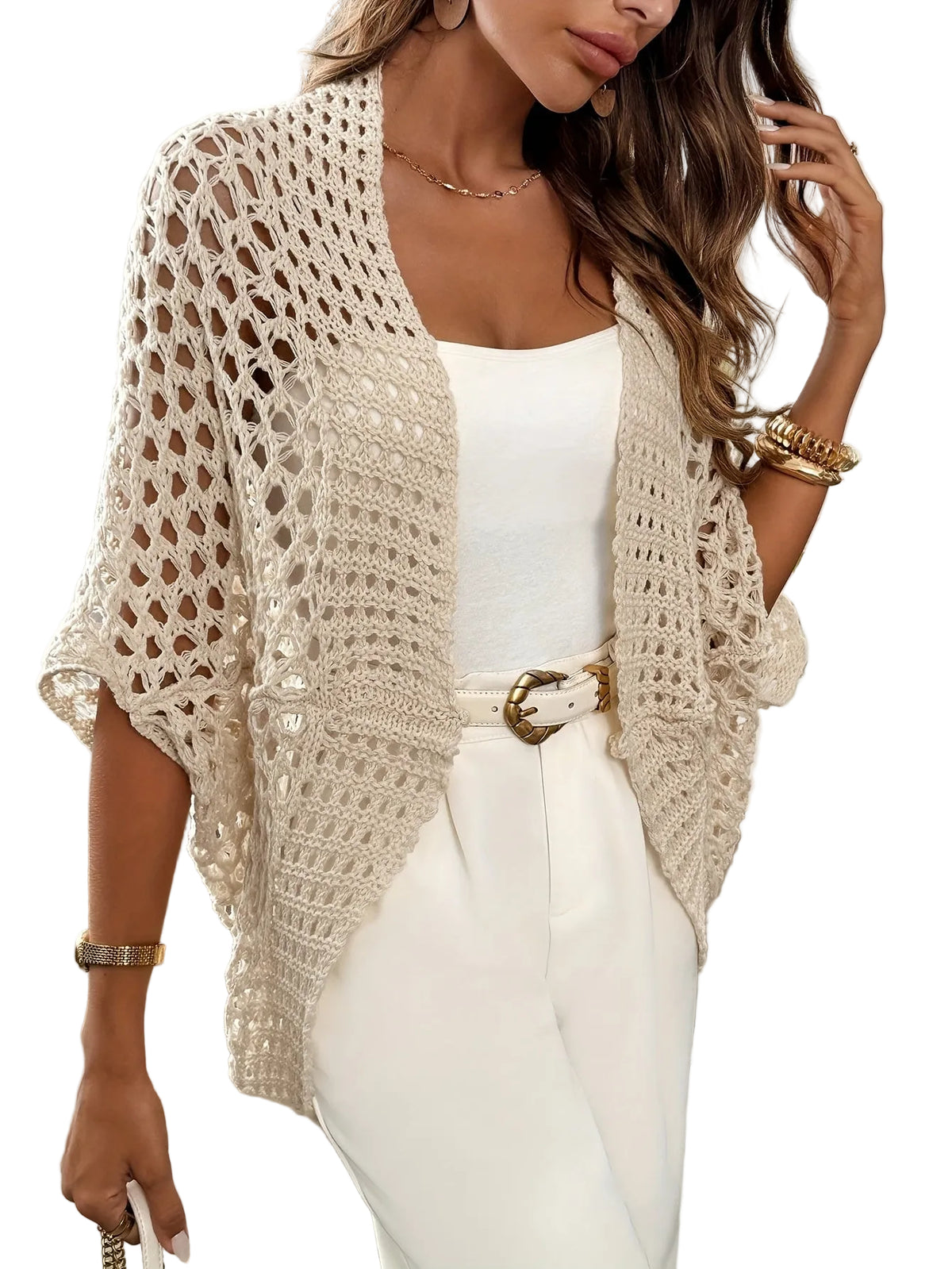 Dames Vest Openvallend Casual voor de Winter 0