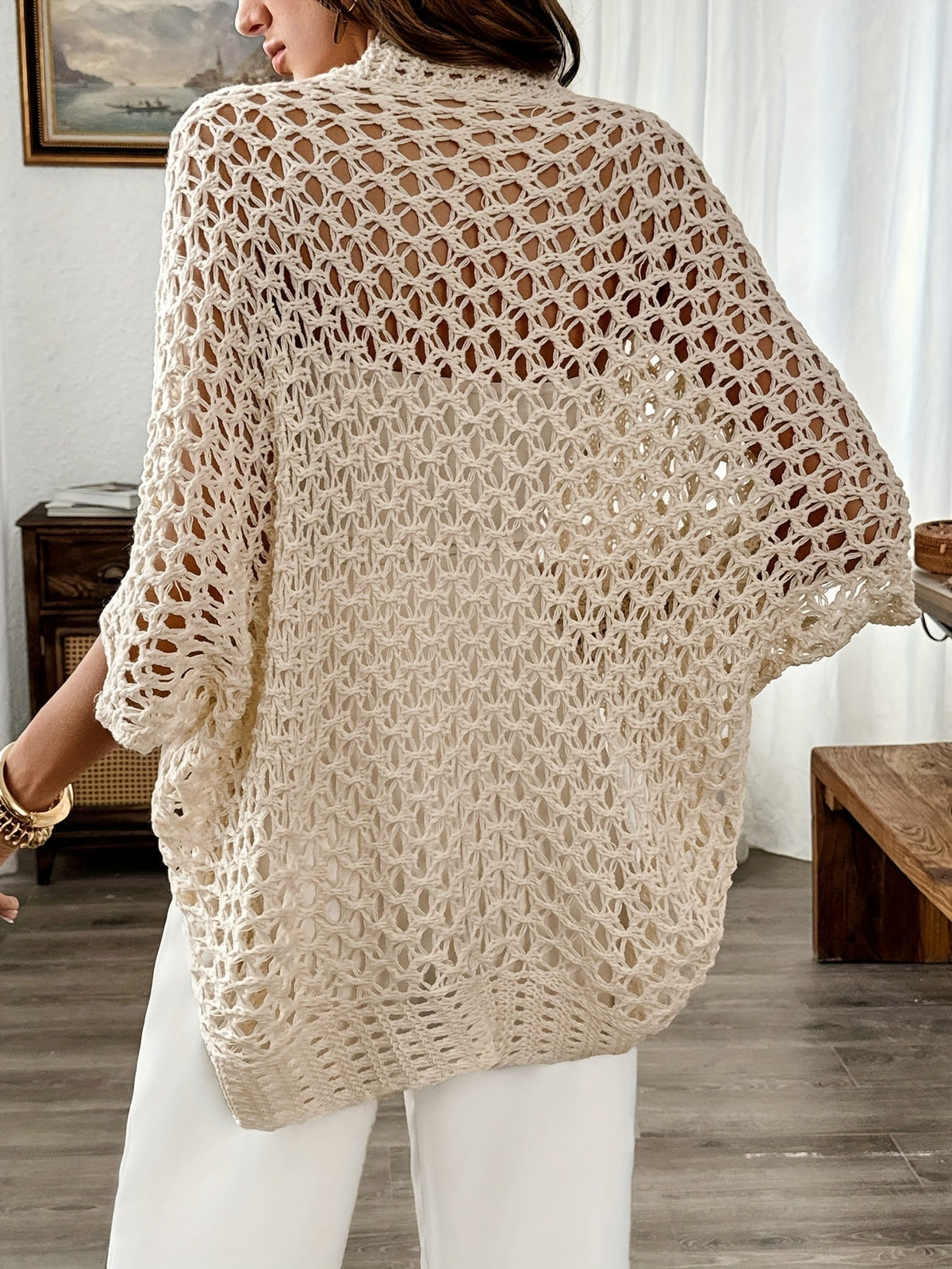 Dames Vest Openvallend Casual voor de Winter 3
