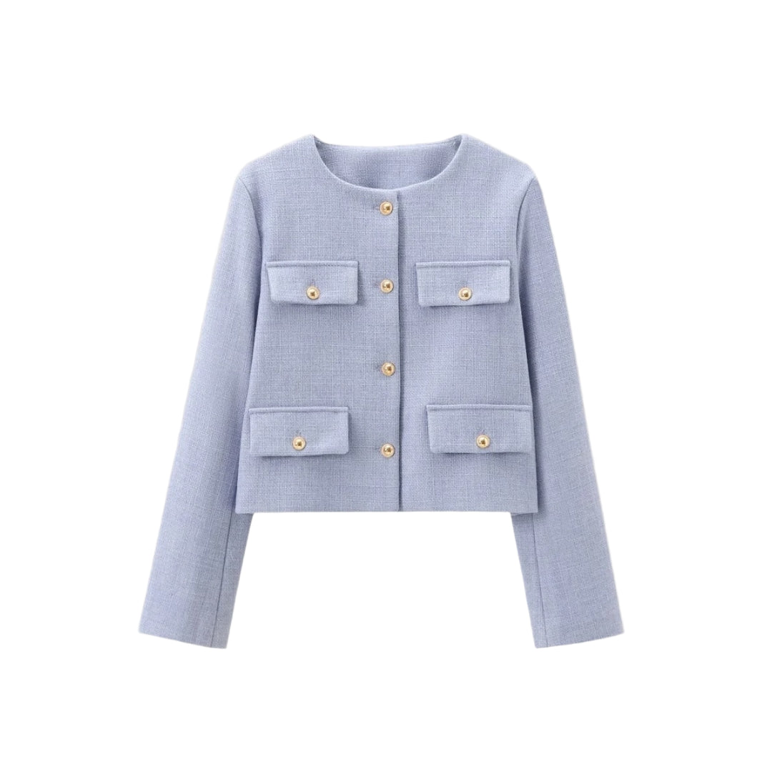 Dames Vesten Button-Up Met Zakjes Casual Stijl 0