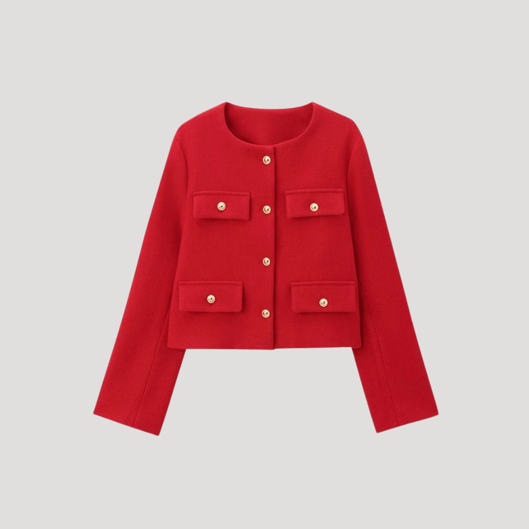 Dames Vesten Button-Up Met Zakjes Casual Stijl 8