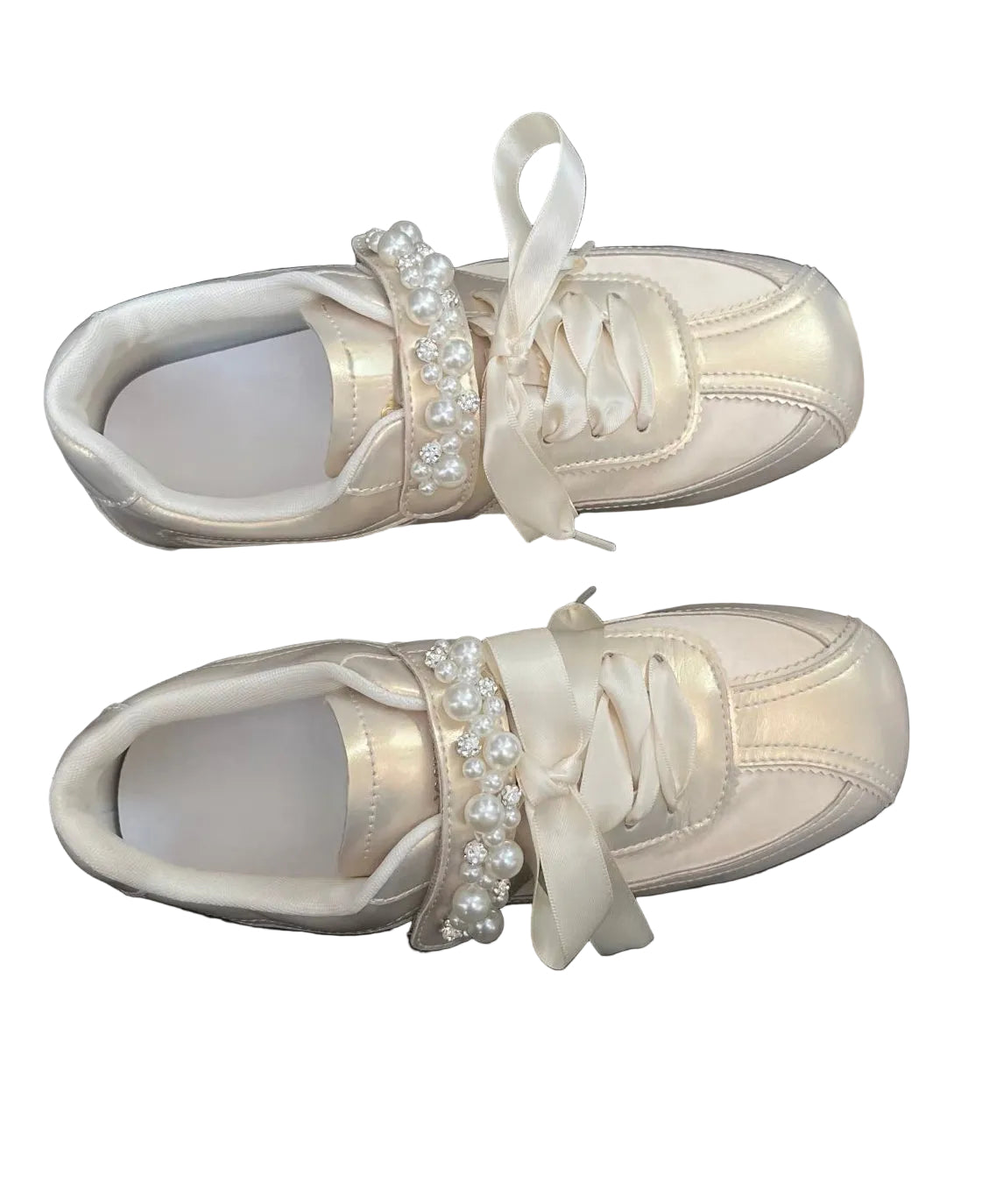 Dames Veterschoenen met Strik en Nagelkraal 4