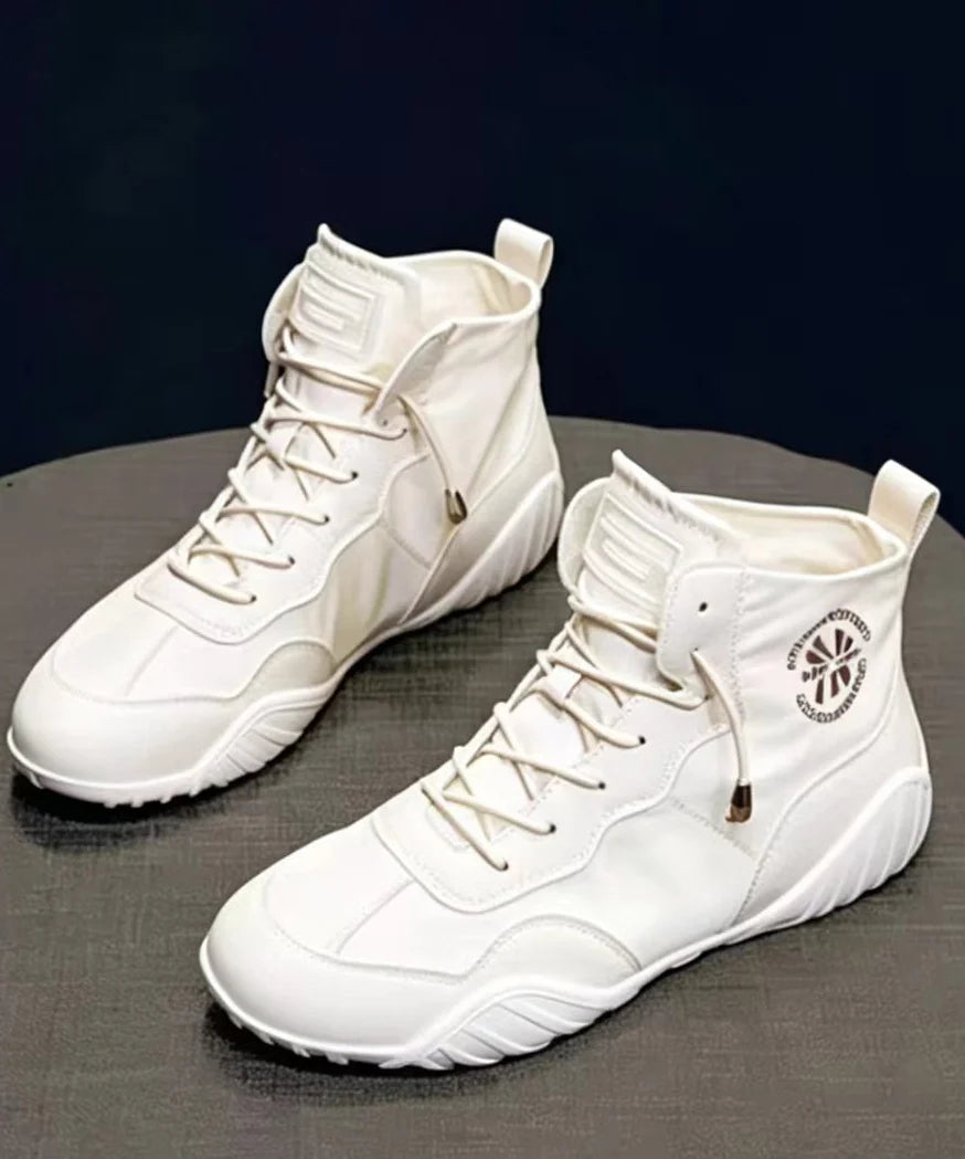 Dames Vetersneakers Met Hoge Schacht Casual Stijl 3