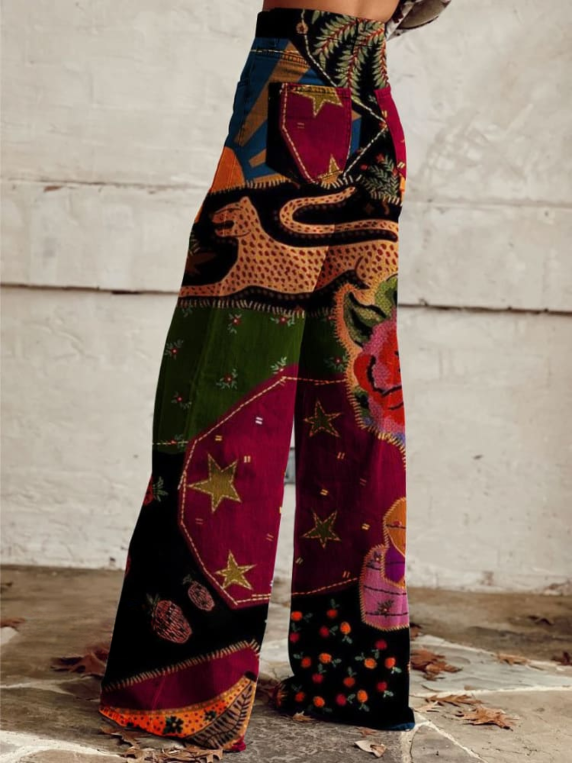 Dames Vintage Boho Broek 2