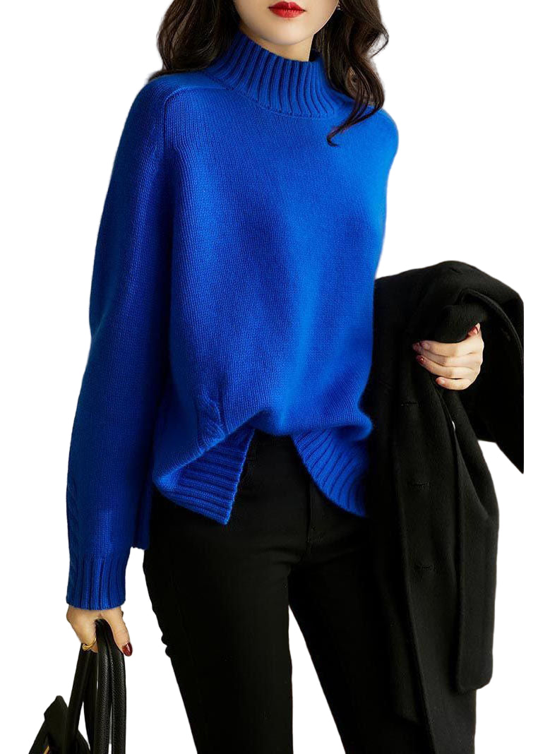 Dames Vintage Gebreide Trui met Open Zijkanten 0