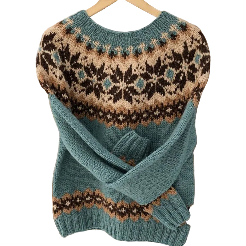 Dames Vintage Gilet Jacquard Stijl 0