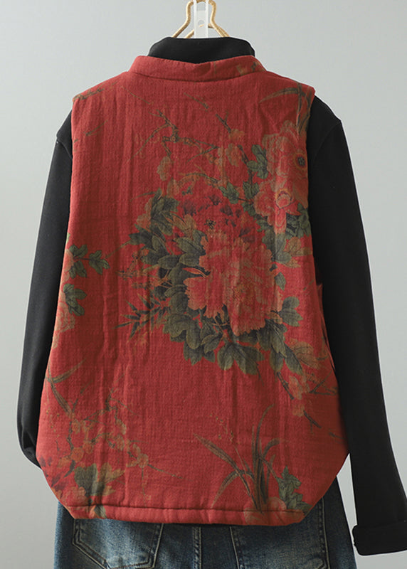 Dames Vintage Vest met Franje en Patchwork 1