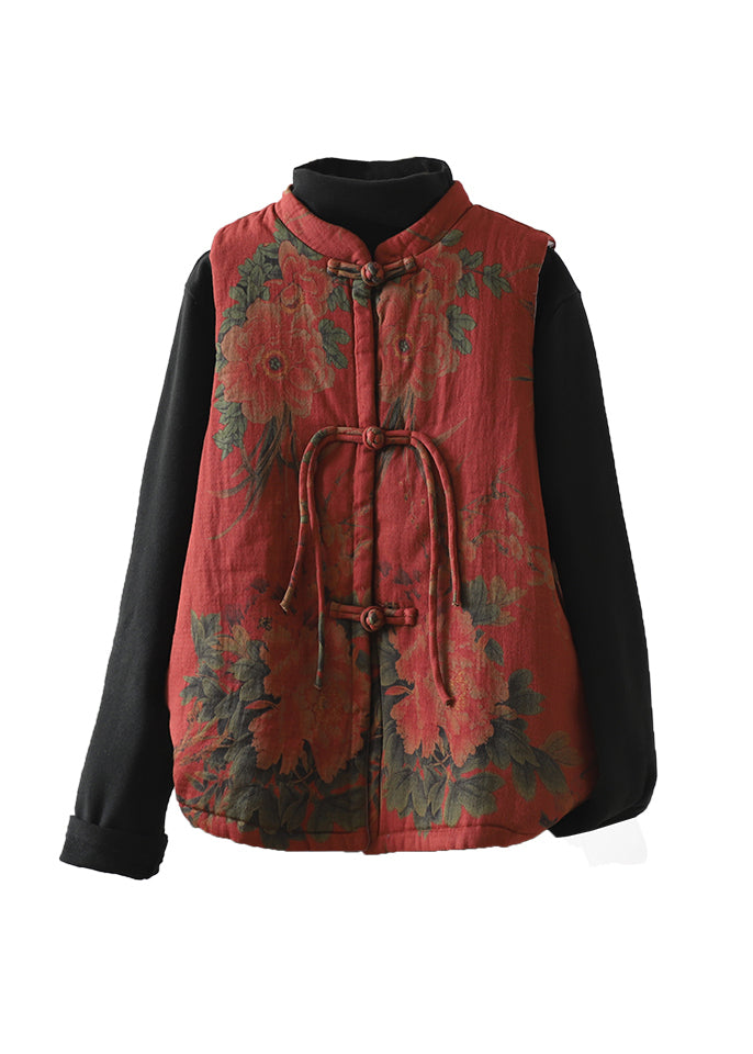 Dames Vintage Vest met Franje en Patchwork 4
