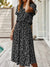 Dames Vintage Zomerjurk Met Middenmouwen en Leopardenprint 5