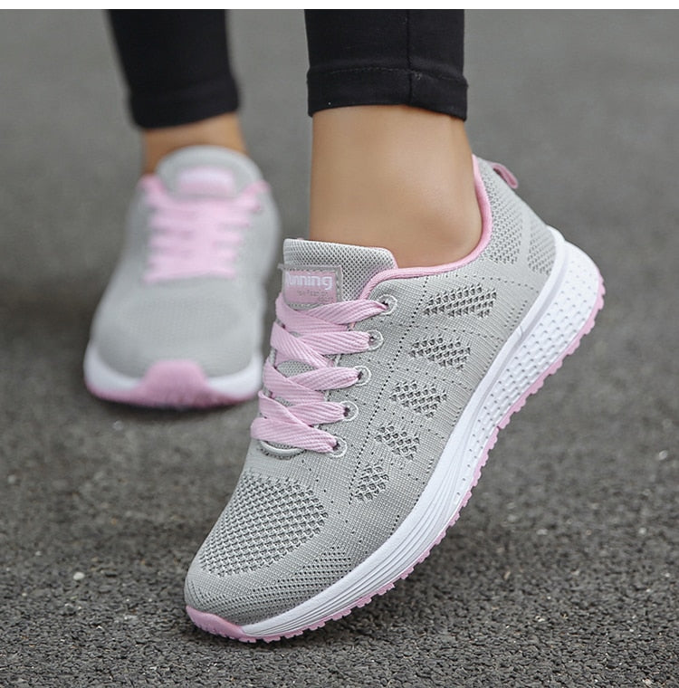 Dames Wandelschoenen Ademend en Lichtgewicht met Antislip Zool 1