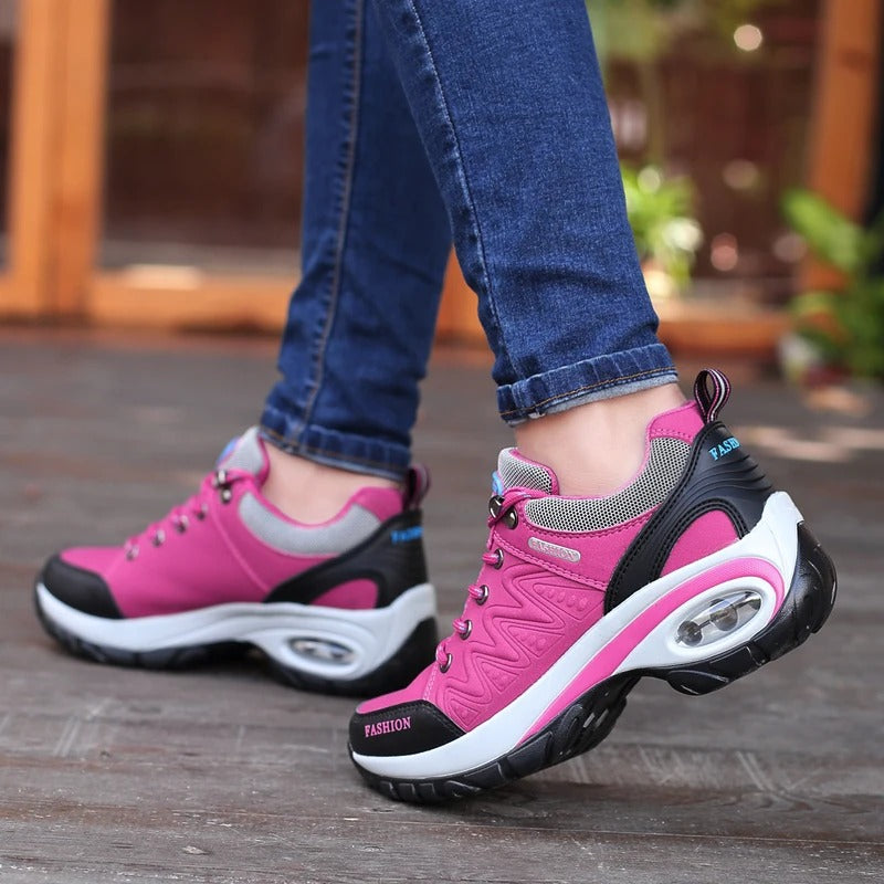 Dames Wandelsneakers Casual Waterafstotend 4