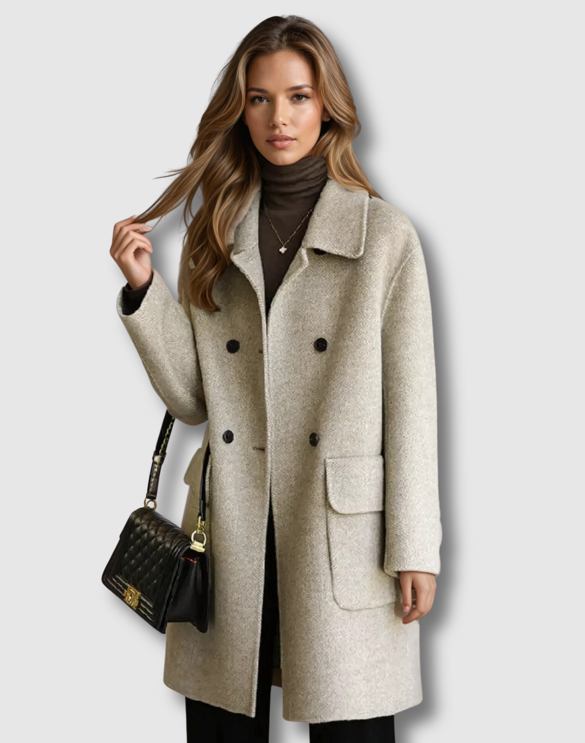 Dames Warmtejas Elegante Stijl 1