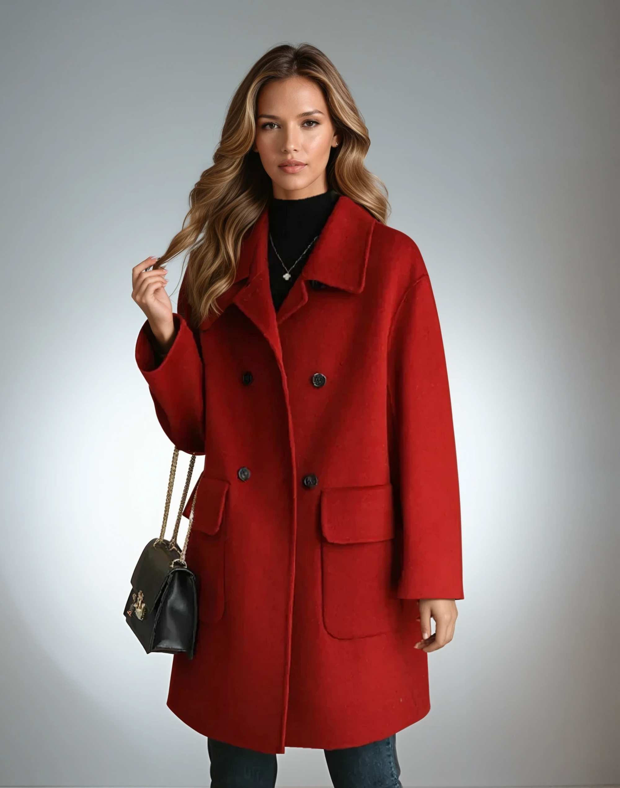 Dames Warmtejas Elegante Stijl 4