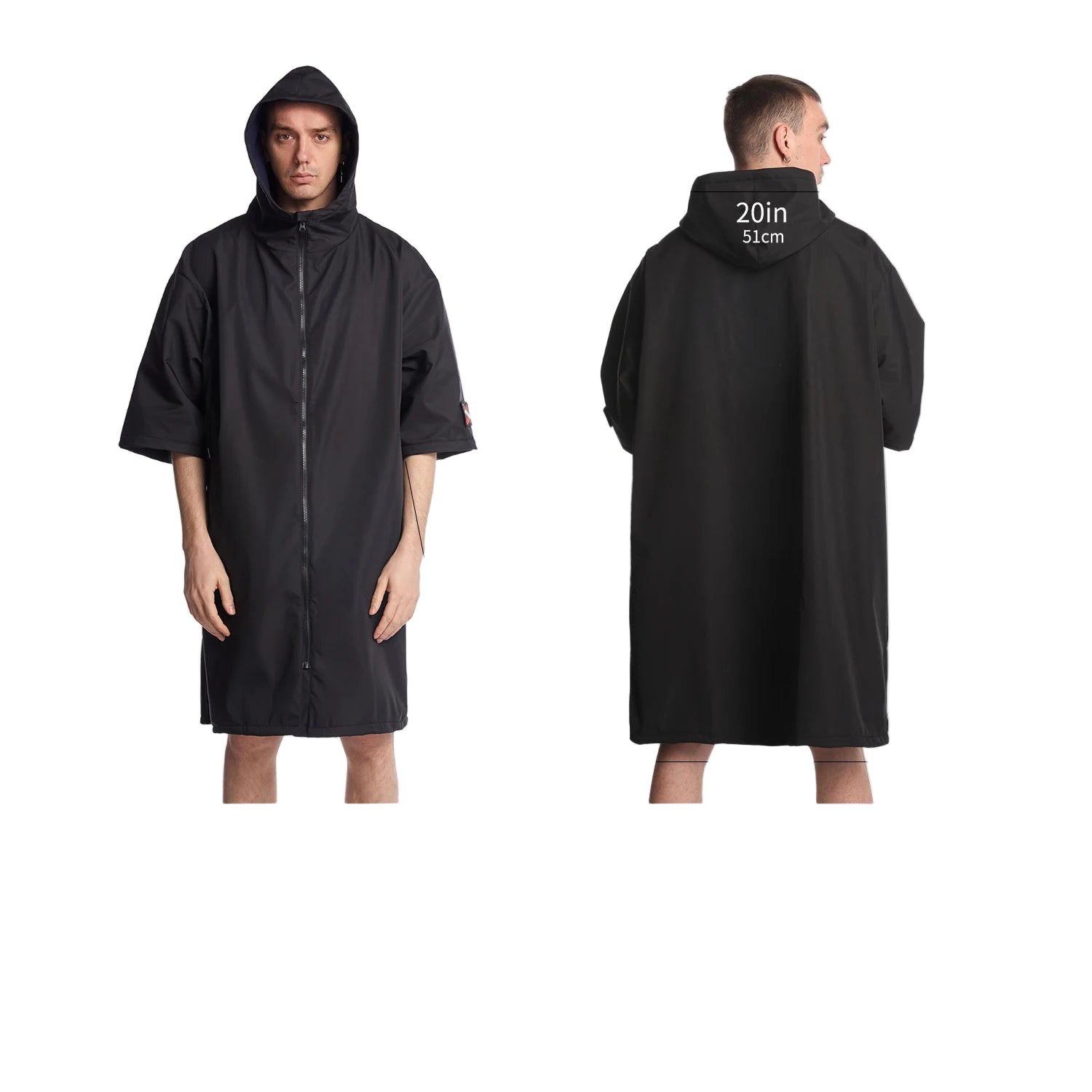 Dames Waterdichte Cape Korte Mouwen Polyester 0