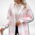 Dames Waterdichte Cardigan met Geruit Patroon 4