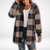 Dames Waterdichte Cardigan met Geruit Patroon 6