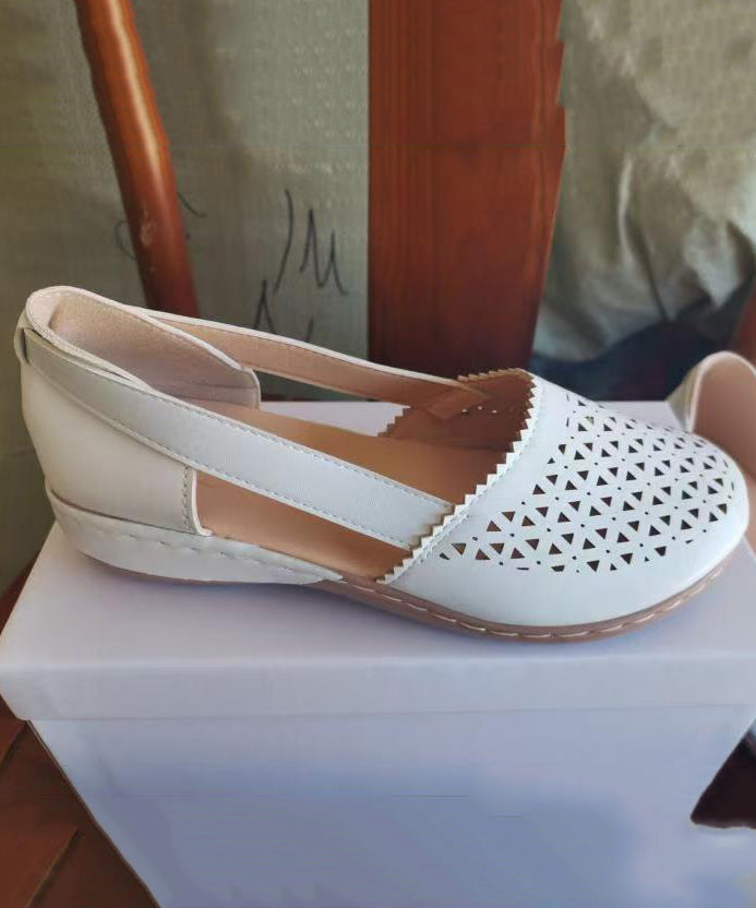 Dames Wedge Sandalen Comfortabel Uitgehold Design 3