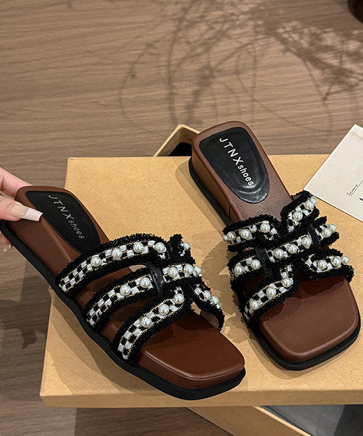 Dames Wedge Sandalen Met Peep Toe 2