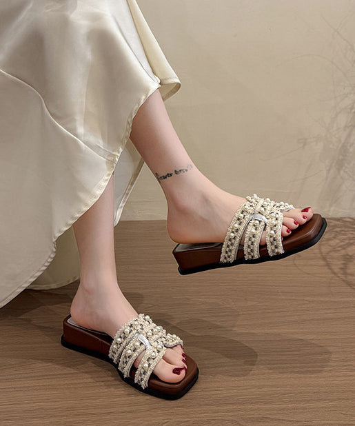 Dames Wedge Sandalen Met Peep Toe 3